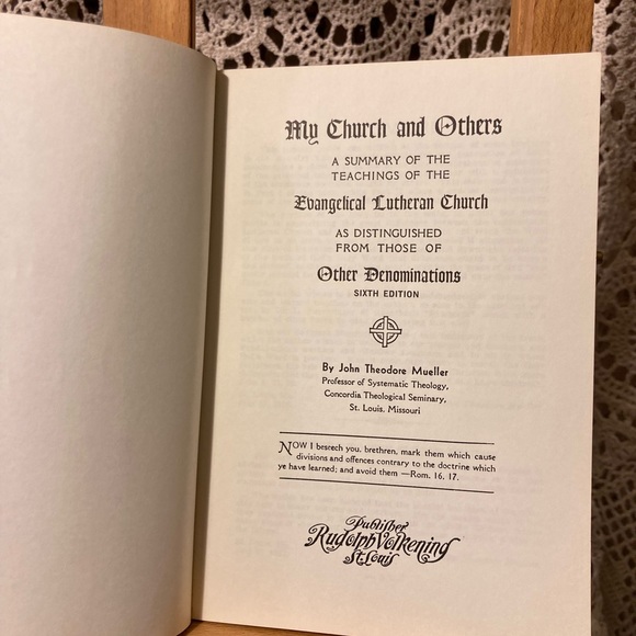 Vintage Booklet - My Church and Others - Evangelical Lutheran Church - Mueller - Picture 6 of 15